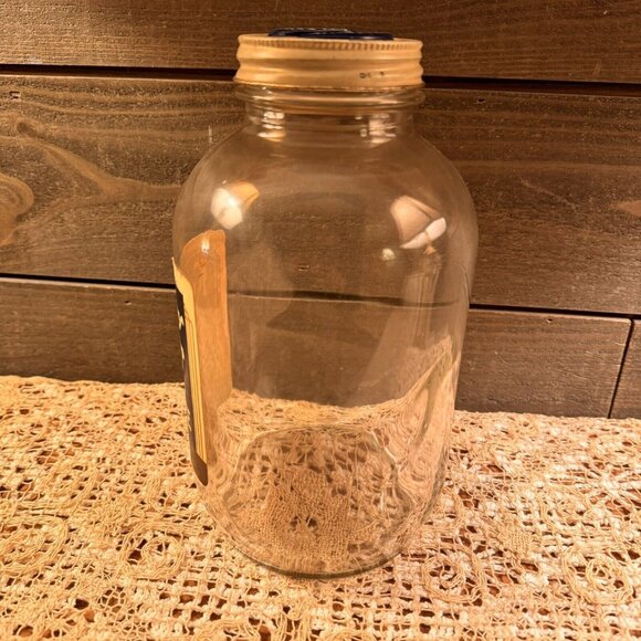 Vintage 1940s KUALITY KUP GRAPHIC COFFEE JAR 2 POUND EMPORIA KANSAS - Picture 5 of 12